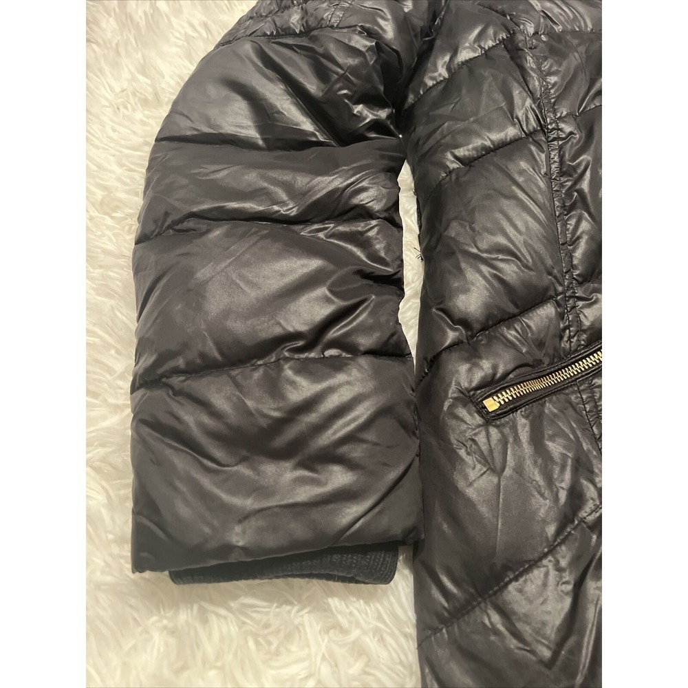 Women's Michael Kors Black Puffer Winter Coat Size Small‎ Knee Length NO HOOD - Picture 6 of 16